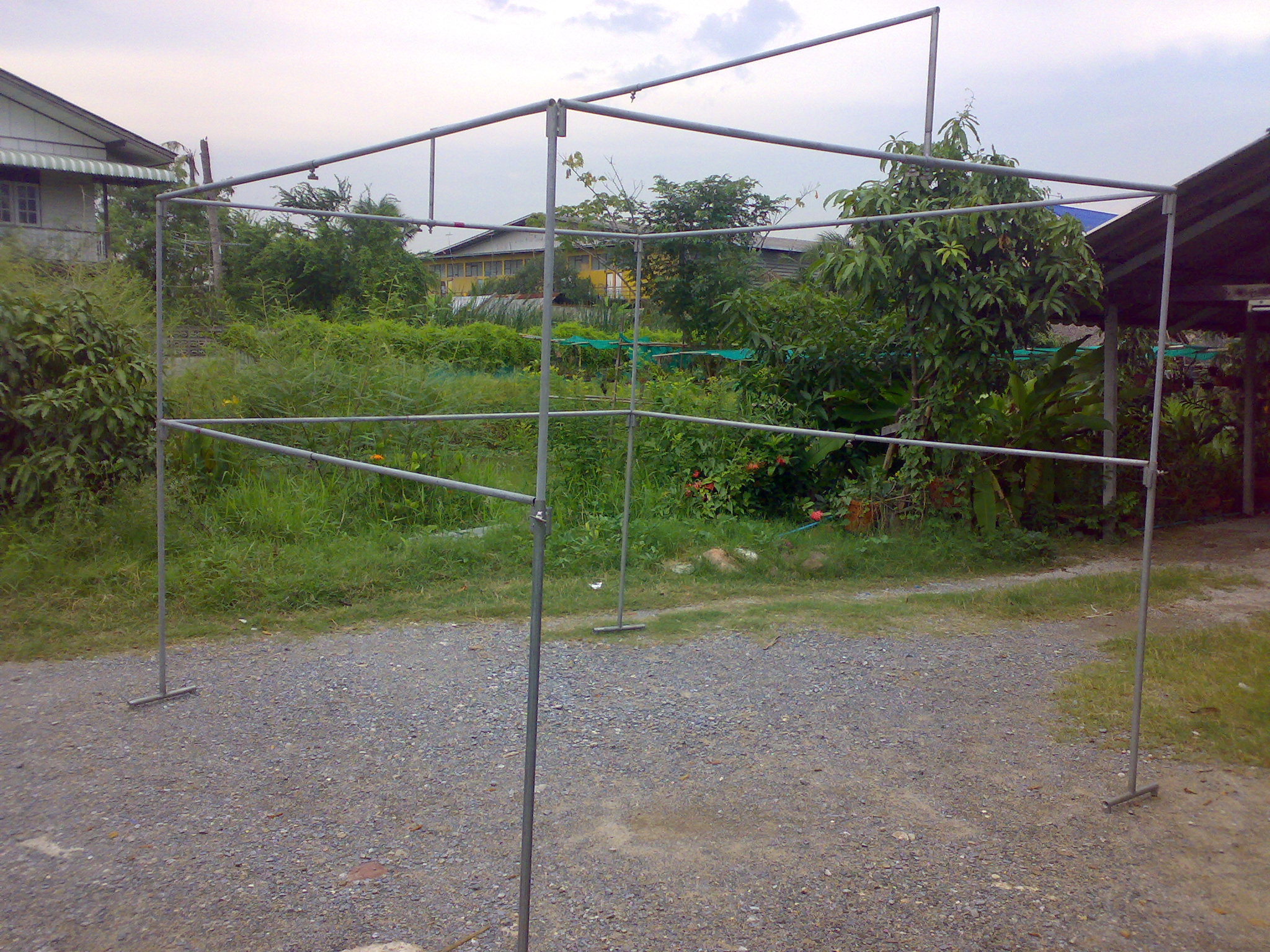 [ตลาดร่ำรวย™] ขาย โครงเหล็ก และ ผ้าคลุม สำหรับ ขายของ เปิดท้าย, ตลาดนัด ...